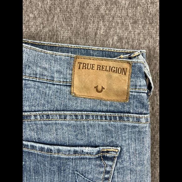 True Religion Cameron Slim Boyfriend Blue Jeans Sz 30 - Picture 4 of 12